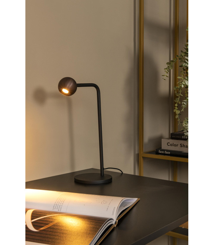 Lucide MONTANA - Table lamp - LED Dim. - 1x5W 2700K - Coffee | Premium-5