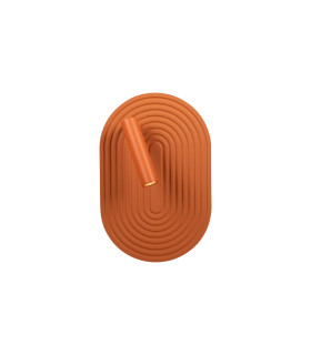Lucide CARMINO - Wall light - LED - 1x12W 2700K - Terracotta | Essential-1