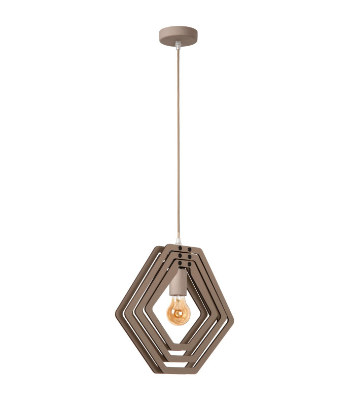 Lucide MAURO - Pendant light Children - 1xE27 - Taupe-2