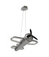 Lucide FOKKER - Pendant light Children - LED - 1x28W 2500K - Grey iron-2