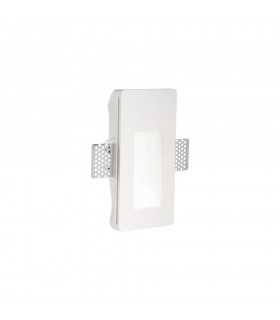 Integrated LED Plaster In Indoor Recessed Marker Wall Lamp 1 Light White 3000K - 1