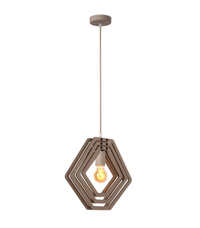 Lucide MAURO - Pendant light Children - 1xE27 - Taupe-4