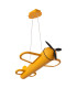 Lucide FOKKER - Pendant light Children - LED - 1x28W 2500K - Yellow-1