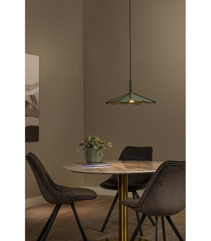 Lucide BLOMSTER - Pendant light - Ø 47 cm - LED Dim. - 1x9W 3000K - Green | Essential-3