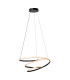 Lucide ESPIRAL - Pendant light - LED Dim. - CCT - 1x40W 2700K/4000K - Black | Essential-1