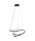 Lucide ESPIRAL - Pendant light - LED Dim. - CCT - 1x40W 2700K/4000K - Black | Essential-2