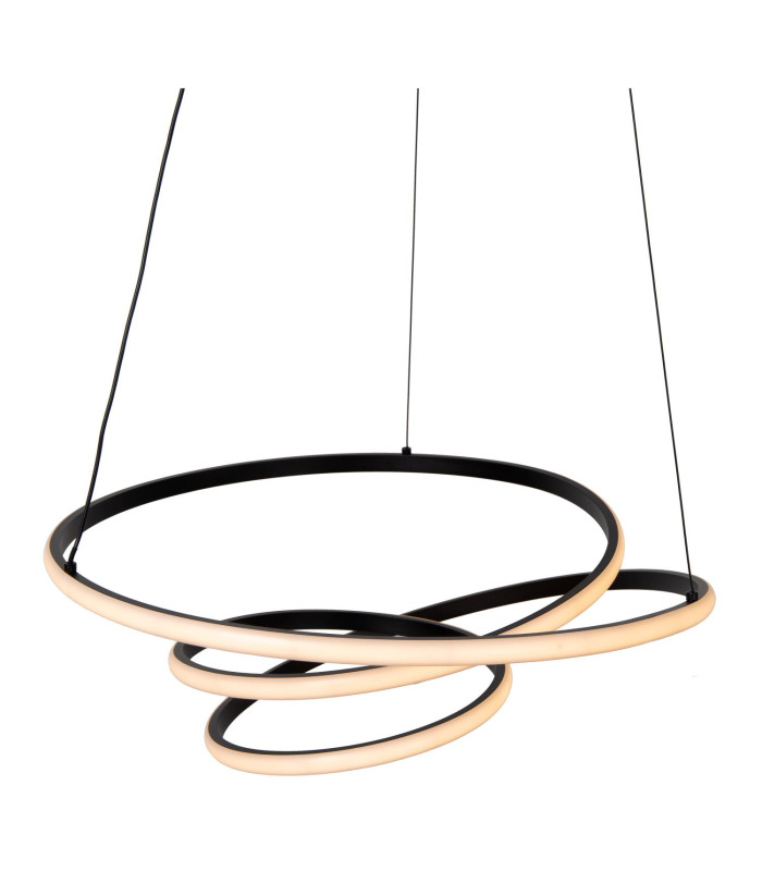 Lucide ESPIRAL - Pendant light - LED Dim. - CCT - 1x40W 2700K/4000K - Black | Essential-6