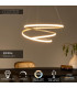 Lucide ESPIRAL - Pendant light - LED Dim. - CCT - 1x40W 2700K/4000K - Taupe | Essential-2