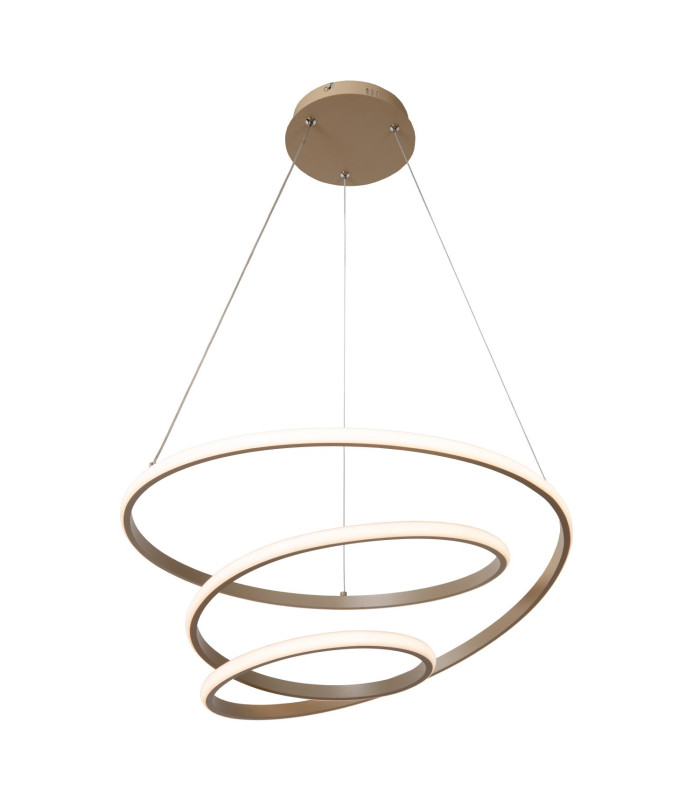 Lucide ESPIRAL - Pendant light - LED Dim. - CCT - 1x40W 2700K/4000K - Taupe | Essential-10