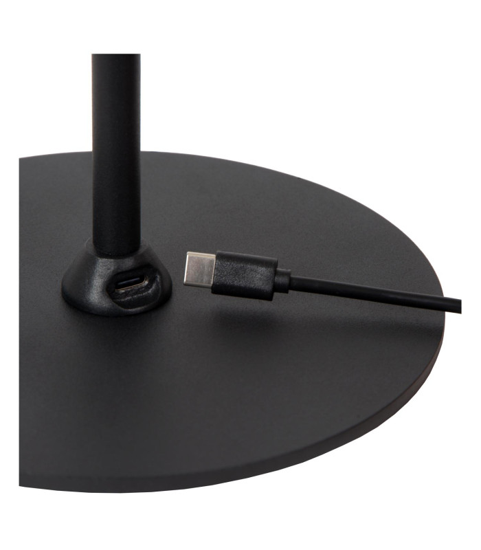 Lucide SKANSKA RECH - Rechargeable Desk lamp Indoor/Outdoor - LED Dim. - CCT - 1x3W 3000K/6000K - IP44 - Grey iron-9