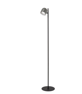 Lucide SKANSKA RECH - Rechargeable Floor lamp Indoor/Outdoor - Ø 23 cm - LED Dim. - CCT - 1x3W 3000K/6000K - IP44 - Grey iron-1