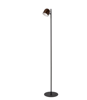 Lucide SKANSKA RECH - Rechargeable Floor lamp Indoor/Outdoor - Ø 23 cm - LED Dim. - CCT - 1x3W 3000K/6000K - IP44 - Coffee-1