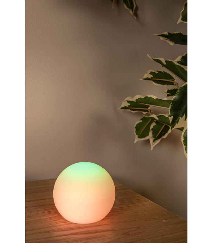 Lucide PINO - Rechargeable Table lamp Indoor/Outdoor - LED Dim. - CCT - 1x1W 2700K/6500K - IP65 - Rgb - White | Essential-5