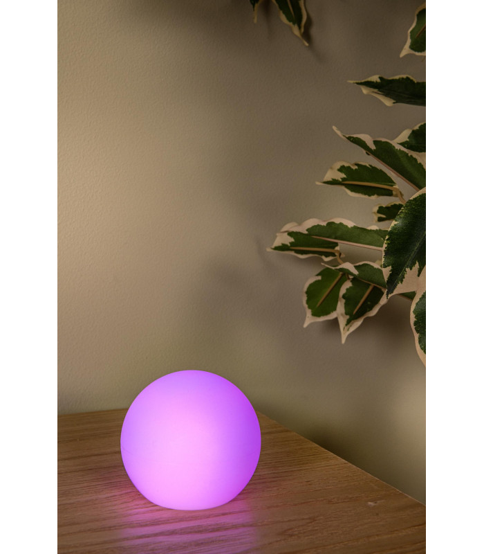 Lucide PINO - Rechargeable Table lamp Indoor/Outdoor - LED Dim. - CCT - 1x1W 2700K/6500K - IP65 - Rgb - White | Essential-6