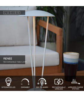 3 cm - LED Dim to warm - Wireless Charging - White-1