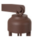 Lucide WELLS - Rechargeable Wall light Indoor/Outdoor - Ø 10 cm - LED Dim. - CCT - IP54 - Rust Brown | Essential-6