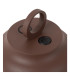 Lucide WELLS - Rechargeable Wall light Indoor/Outdoor - Ø 10 cm - LED Dim. - CCT - IP54 - Rust Brown | Essential-8