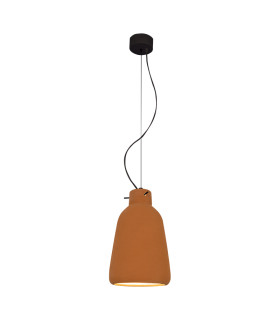 Berovo 18cm Dome Pendant Ceiling Light Natural Clay 1xE27-1