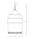 Patras Dome Pendant Ceiling Light Natural Straw 1xE27-3