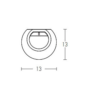 Dobrich 13cm Up & Down Wall Lamp Concrete 1xG9-2
