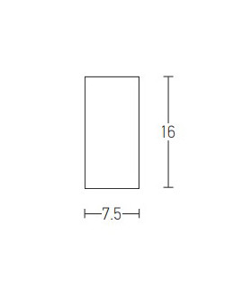 Dobrich 7cm Up & Down Wall Lamp Concrete 2xGU10-2