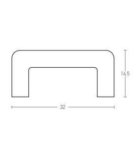 Pernik 32cm Up & Down Wall Lamp Pure White 1xG9-2