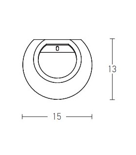 Pernik Up & Down Wall Lamp Pure White 1xG9-2