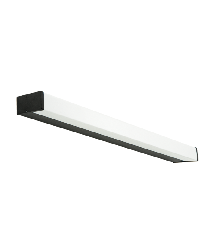 Zambelis 55cm Bathroom Over Mirror Light Black Matt LED 3000K IP44-1