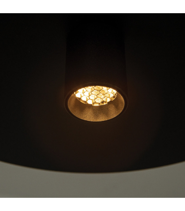Gotse 26cm Dome Pendant Ceiling Light Sandy Black LED 3000K-4