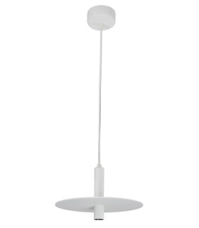 Gotse 26cm Dome Pendant Ceiling Light Sandy White LED 3000K-1