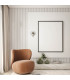 Pano Integrated Led Wall Lamp White Marble - Sandy Black LED 3000K-2
