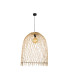 Patras 55cm Wire Frame Pendant Ceiling Light Natural 1xE27-1