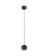 Dafni 4.8cm Slim Pendant Ceiling Light Sandy Black LED 3000K-1