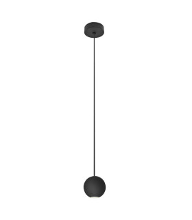 Dafni 4.8cm Slim Pendant Ceiling Light Sandy Black LED 3000K-1