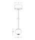 Dafni 4.8cm Slim Pendant Ceiling Light Sandy Black LED 3000K-3