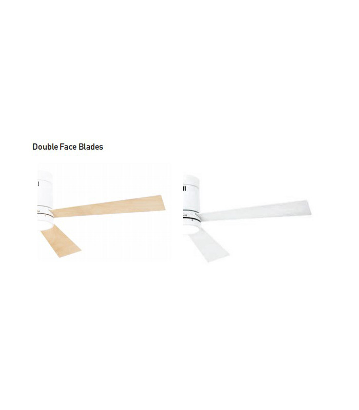 Arista Ceiling Fan White Matt - Maple Wood Blades LED 3000-4000-6000K-4