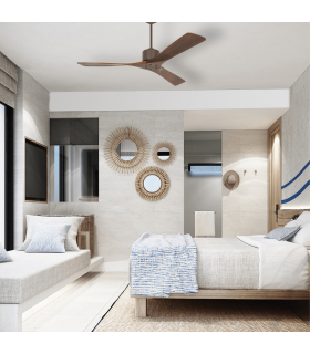 Axiom Ceiling Fan Brown - Cherry Wood Blades-2