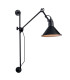 Pyrgos Dome Wall Lamp Black Matt - White 1xE27-1