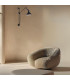 Pyrgos Dome Wall Lamp Black Matt - White 1xE27-2