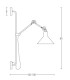 Pyrgos Dome Wall Lamp Black Matt - White 1xE27-4