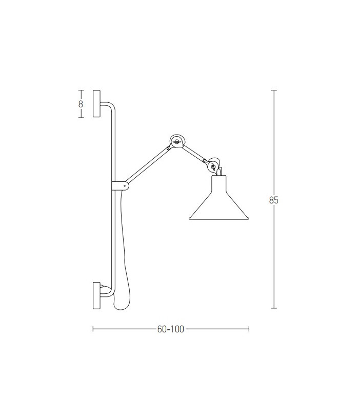 Pyrgos Dome Wall Lamp Black Matt - White 1xE27-4