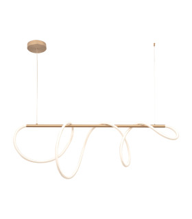 Skopje Bar Pendant Ceiling Light Gold Matt LED 3000K-1