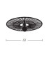 Silikou 40cm Semi Flush Ceiling Light Black - Natural Bamboo 1xE27-3
