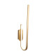 Evosmos Integrated Led Wall Lamp Gold Matt LED 3000K Dimmable-1