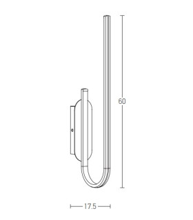 Evosmos Integrated Led Wall Lamp Sandy Black LED 3000K Dimmable-2