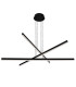 Apollona Pendant Ceiling Light Black Matt LED 3000K Dimmable-1