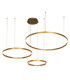 Latsia 40-60-80cm Pendant Ceiling Light Gold Matt LED 3000K 126W-1