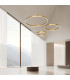 Latsia 40-60-80cm Pendant Ceiling Light Gold Matt LED 3000K 126W-2