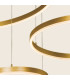 Latsia 40-60-80cm Pendant Ceiling Light Gold Matt LED 3000K 126W-3