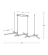 Apollona 163cm Pendant Ceiling Light Black Matt LED 3000K Dimmable-4